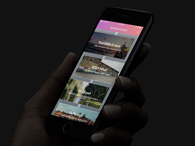 Upcoming UI Kit - Visual Explorations amsterdam homescreen ui user interface ux