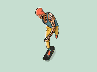 Skater illustration