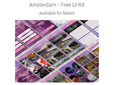 Amsterdam Free UI Kit - download it now!