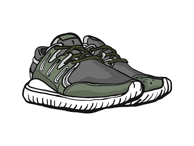 Adidas Originals Tubular icon illustration sneakerhead vector