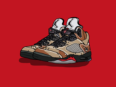 Air Jordan Supreme icon illustration sneakerhead vector