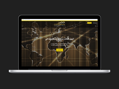 Continental Markets Site clean fintech minimal responsive ui ux web