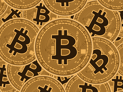 Bitcoin Pattern bitcoin cryptocurrency fintech icons illustration illustrator ui vector