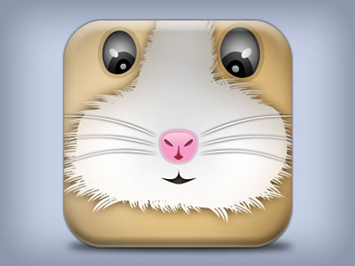 hamster app icon appicon gaming hamster icon illustration ios ipad iphone