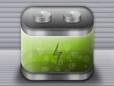 Battery app appicon battery icon illustration ios iphone ux ux design