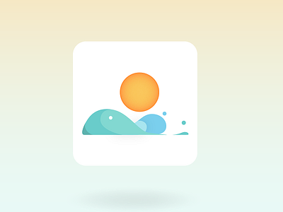 weather Icon ( squared ) icon logo ui