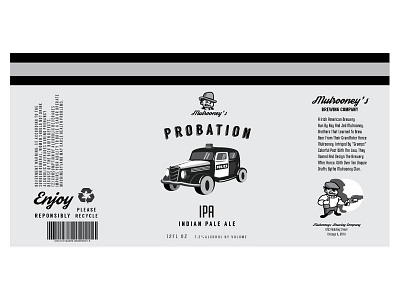 Mulrooney's/Probation Beer Label