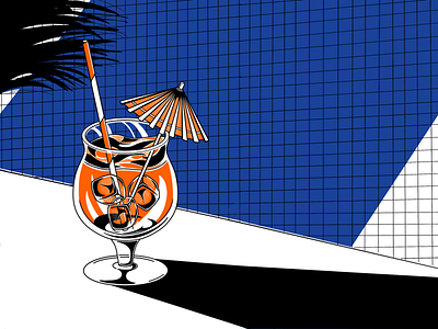 Cocktail illustration🍹 cocktail design draw drawing graphic design illustration procreate procreatedrawing