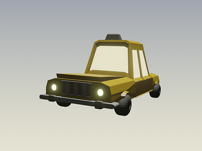 3D Taxi 🚕 3d 3d taxi blender design drawing graphic design illustration new york taxi ui vector youtube