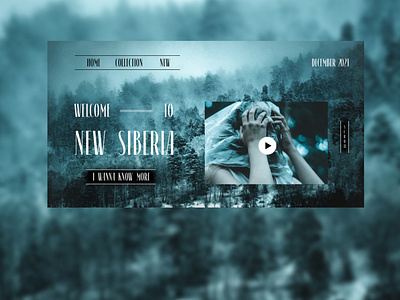 NEW SIBERIA cinema cinema design movie trandy 2021 ui ux web webdesign website