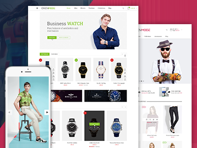 Orenmode - Responsive Magento Theme bag store ecommerce fashion store magento theme responsive watches store