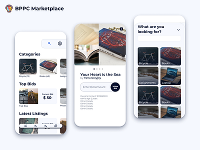 Online Bidding Marketplace App