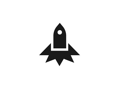 - 1 - Rocketship Logo