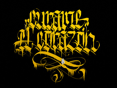 Dcoraza calligraphy freehand graffiti lettering letters matacaritas tipography