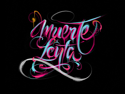 Siempre presente illustration ismasf letter lettering lettering art lettering artist lettermark letters matacaritas watercolor