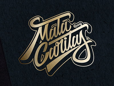 Mata Caritas gang ismasf letter lettering logo trazos