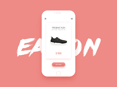 Shop UI Concept app clarks gui red ui ux white