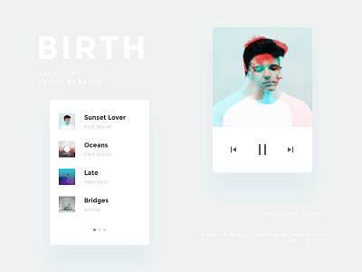 DAILY UI #03 BIRTH