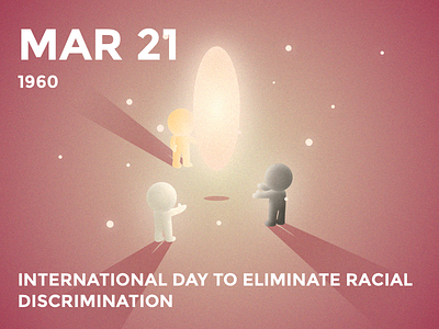 #Daily 3.21 bolo cute daily discrimination eliminate history illustration international racial