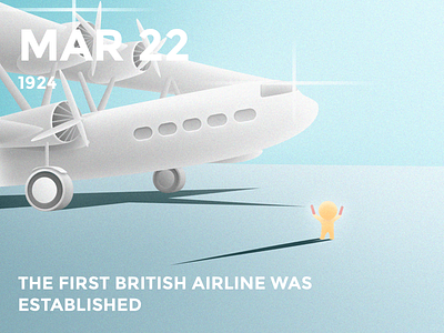 #Daily British Airline airline bolo british cute daily history illustration plane