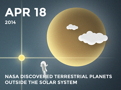 #Daily Terrestrial Planet bolo cloud cute daily history illustration planet space