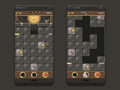 Mining Game Practice diamond game gold miner mining practice stone ui underground ux