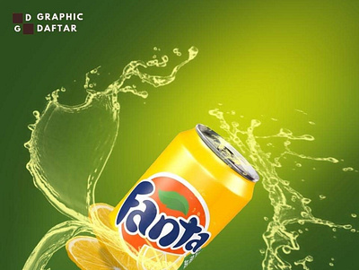 Fanta Poster adobe photoshop advertisment branding design designer photoshop editing poster design visual design