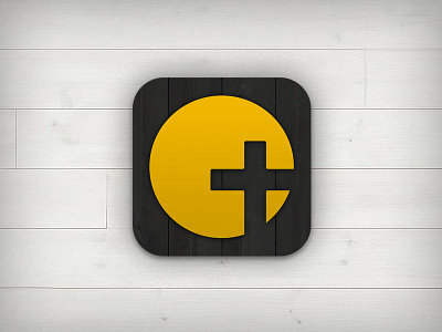 App Icon app church cross icon wood