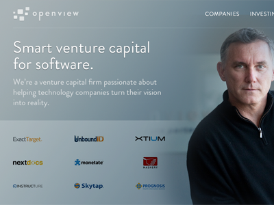 VC Fund Homepage Concept fund home investing large photo software vc venture capital