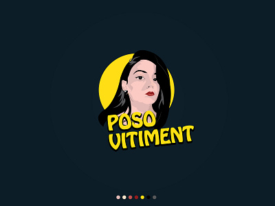 POSO VITIMENT | Portrait logo brand branding creative logo design flat logo logodesign minimal modern logo portrait logo