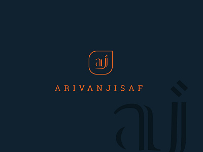 PERSONAL LOGO | aj brand branding creative logo flat logo logodesign minimal name logo personal logo