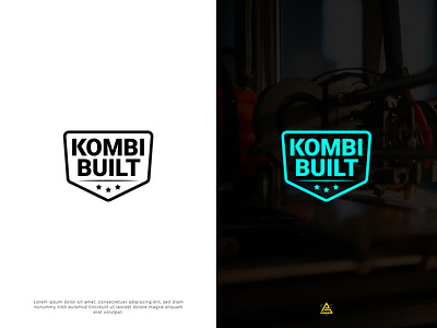 KOMBI BUILT | BUSINESS LOGO brand branding business logo creative logo design flat logo logodesign minimal personal logo