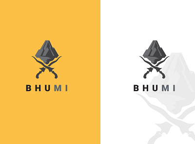 BHUMI | BUSINESS LOGO brand branding creative logo flat logodesign minimal