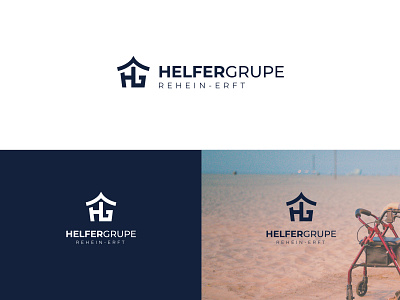 HELFERGRUPE | MINIMAL LOGO brand branding creative logo design flat homeless illustration logo logodesign minimal orphan