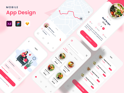 Food Delivery Mobile Application | UI design