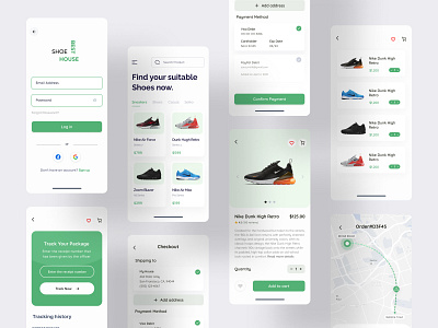 E-commerce online store mobile App UI design