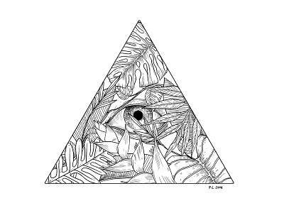 Tattoo eye handmade illustration ink life nature pyramid tattoo