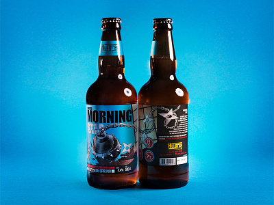Morning Star Label beer beer label beerlabel brewery craft beer craftbeer killbill label ninja packaging samurai
