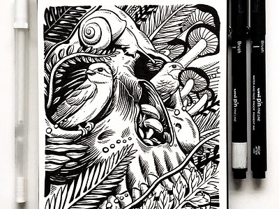 Birds- Inktober 2019 day 28