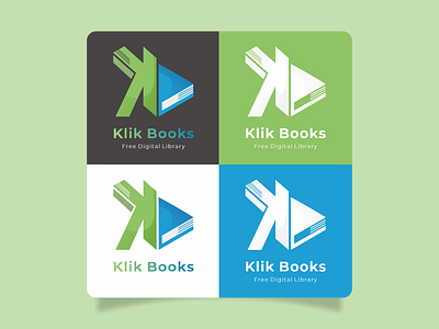 Logo Design : Klik Books Free Digital Libary