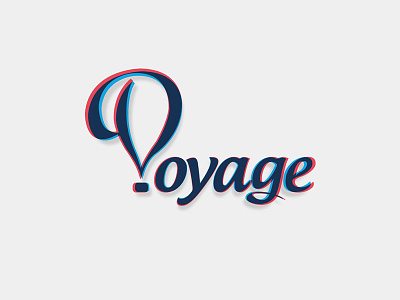 Voyage branding channel logotype travel tv voyage
