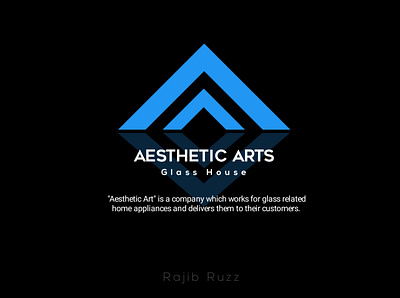 Logo Design For 'Aesthetic Arts' design icon logo minimal vector