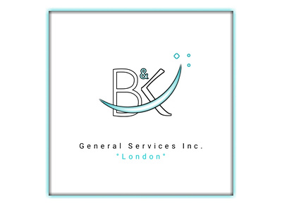 Logo Design for 'B&k' General Services branding design logo minimal