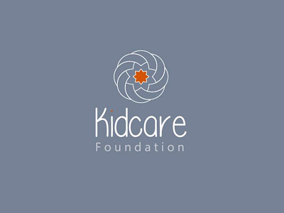 Kidcare Foundation branding design icon logo minimal