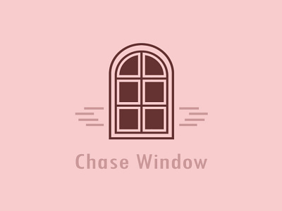 Chase Window Logo Design branding design icon logo minimal ui