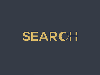 "Search" branding design icon logo minimal