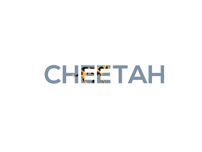 'CHEETAH' design logo minimal