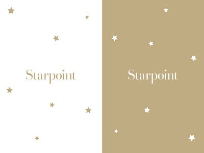 'Starpoint' branding design logo minimal