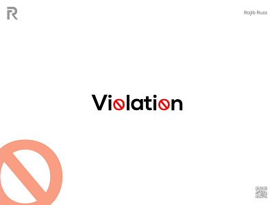 Violation design logo minimal