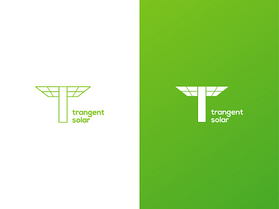 Logo design for Trangent Solar design logo minimal